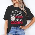 My Favorite Player Calls Me Grampy Baseball Grampy Unisex T-Shirt