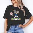 Goat Baseball Player With Bat And Ball Drip Animal Sports Unisex T-Shirt
