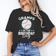 Gramps Of The Birthday Boy Baseball Player Birthday Unisex T-Shirt