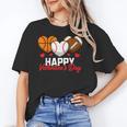 Happy Valentine’s Day Basketball Football Baseball Hearts Unisex T-Shirt