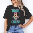 Hi 5 Birthday Party Decorations For Boy Baseball Drip 5th Unisex T-Shirt