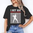 I Hit 100 Days Of School Baseball 100 Day Of School Unisex T-Shirt
