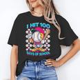 I Hit 100 Days Of School Baseball Ice Cream Drip Unisex T-Shirt I Hit 100 Days Of School Baseball Ice Cream Drip Unisex T-Shirt