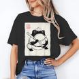 Japanese Grumpy Frog Baseball Player Baseball Unisex T-Shirt Japanese Grumpy Frog Baseball Player Baseball Unisex T-Shirt