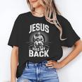 Jesus Has My Back Baseball Faith Motivation Tee Christian Unisex T-Shirt Jesus Has My Back Baseball Faith Motivation Tee Christian Unisex T-Shirt
