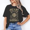 Just a Boy Who Loves Baseball Unisex T-Shirt Just a Boy Who Loves Baseball Unisex T-Shirt