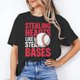 Kids Stealing Hearts Like I Steal Bases Cute Baseball Boys Unisex T-Shirt Kids Stealing Hearts Like I Steal Bases Cute Baseball Boys Unisex T-Shirt
