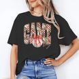Leopard Checkered Game Day Baseball Coquette Bow Women Girls Unisex T-Shirt Leopard Checkered Game Day Baseball Coquette Bow Women Girls Unisex T-Shirt