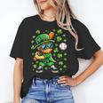 Leprechaun Playing Baseball Happy St Patricks Day Men Boys Unisex T-Shirt