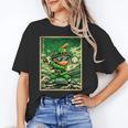 Leprechaun Playing Baseball Japanese Art St Patricks Day Unisex T-Shirt Leprechaun Playing Baseball Japanese Art St Patricks Day Unisex T-Shirt