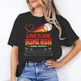Love Is Our Home Run Baseball Valentine Couple Unisex T-Shirt Love Is Our Home Run Baseball Valentine Couple Unisex T-Shirt