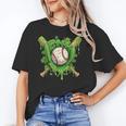 Lucky Shamrock Baseball Gloves Drip St Patrick's Day Boys Unisex T-Shirt Lucky Shamrock Baseball Gloves Drip St Patrick's Day Boys Unisex T-Shirt