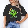 Lucky Shamrock Playing Baseball St Patrick's Kids Boys Unisex T-Shirt Lucky Shamrock Playing Baseball St Patrick's Kids Boys Unisex T-Shirt