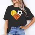 Mom Sports Heart Soccer Basketball Baseball Softball Unisex T-Shirt Mom Sports Heart Soccer Basketball Baseball Softball Unisex T-Shirt