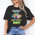 Nanny Of The Birthday Boy Baseball Football Colorful Unisex T-Shirt Nanny Of The Birthday Boy Baseball Football Colorful Unisex T-Shirt