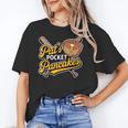 Pat's Pocket Pancakes Baseball Glove Stack Syrup Unisex T-Shirt