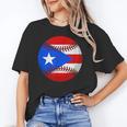 Puerto Rico Baseball Flag Boricua Beisbol Fan Gear Unisex T-Shirt