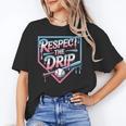 Respect The Drip Baseball Player Unisex T-Shirt Respect The Drip Baseball Player Unisex T-Shirt