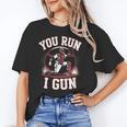 You Run I Gun Baseball Catcher Softball Player Unisex T-Shirt You Run I Gun Baseball Catcher Softball Player Unisex T-Shirt