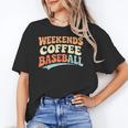 Weekends Coffee Baseball Retro Vibes Unisex T-Shirt