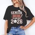 Senior Mom Class Of 2026 Graduate Baseball 2026 Graduation Unisex T-Shirt Senior Mom Class Of 2026 Graduate Baseball 2026 Graduation Unisex T-Shirt
