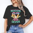 Six Seven Meme Mason Ice Cream Drip Baseball Number 67 Unisex T-Shirt Six Seven Meme Mason Ice Cream Drip Baseball Number 67 Unisex T-Shirt