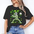 St Patricks Day Baseball Skeleton Irish Leprechaun Hat Boys Unisex T-Shirt