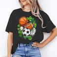 St Patricks Day Shamrock Basketball Baseball Football Soccer Unisex T-Shirt
