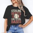 Stealing Hearts Like I Steal Bases Baseball Valentine Retro Unisex T-Shirt