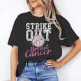 Strike Out Breast Cancer Baseball Warrior Unisex T-Shirt Strike Out Breast Cancer Baseball Warrior Unisex T-Shirt
