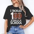 I Tackled 100 Days Of School Baseball Player Kids Teacher Unisex T-Shirt