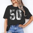Vintage Baseball Number 50 Jersey Player Uniform Unisex T-Shirt