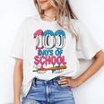 100 Days Of School Baseball Drip Bat 100th Day Of School Boy Unisex T-Shirt