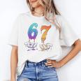 67 Meme Baseball Kids Girls Humor Number 6 7 Unisex T-Shirt