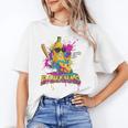 Baseball Banana Splatter Sports Kids Teens Premium Tri-Blend Unisex T-Shirt