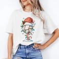 Baseball Christmas Ball Hat Snow Winter Premium Tri-Blend Unisex T-Shirt