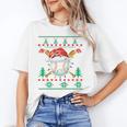 Baseball Christmas Ugly Sweater Santa Sport Men Kids Unisex T-Shirt