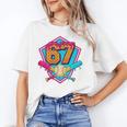 Baseball Drip Jersey Number 67 For Players & 67th Birthday Premium Tri-Blend Unisex T-Shirt Baseball Drip Jersey Number 67 For Players & 67th Birthday Premium Tri-Blend Unisex T-Shirt