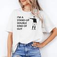 Baseball Pun Saying I'm a Stand Up Double Type Of Guy Unisex T-Shirt