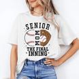 Baseball Senior Mom 2026 The Final Inning Unisex T-Shirt