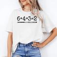 Double Play 6 4 3 2 Vintage Baseball Math Softball Player Premium Tri-Blend Unisex T-Shirt