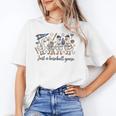 Game Day Just A Baseball Goose Cute Duck Team Sports Unisex T-Shirt