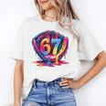 Gen Alpha Slang Ice Cream Drip Six Seven 67 Baseball Catcher Unisex T-Shirt