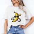 Lets Go Bananas Baseball Retro Sports Boys Kids Men Youth Premium Tri-Blend Unisex T-Shirt