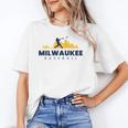 Milwaukee Baseball Minimalist City Skyline Baseball Lover Unisex T-Shirt Milwaukee Baseball Minimalist City Skyline Baseball Lover Unisex T-Shirt