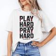 Play Hard Pray Hard Youth Boy Christian Baseball Jesus Unisex T-Shirt Play Hard Pray Hard Youth Boy Christian Baseball Jesus Unisex T-Shirt