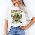 Respect The Drip Mardi Gras Baseball Ice Cream Boys Carnival Unisex T-Shirt