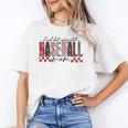 Retro Checkered Tired But Caffeinated Baseball Mom Leopard Unisex T-Shirt Retro Checkered Tired But Caffeinated Baseball Mom Leopard Unisex T-Shirt