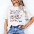 Retro Eat Sleep Take Kids To Sports Repeat Game Day Baseball Unisex T-Shirt