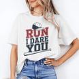 Run I Dare You Baseball Catcher Player Fan Unisex T-Shirt Run I Dare You Baseball Catcher Player Fan Unisex T-Shirt